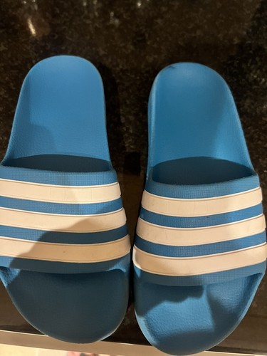 Ciabatte Adidas bambino taglia UK 2 blu