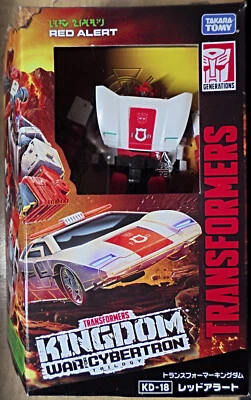 2022 Takara Tomy Transformers Generations Kingdom KD-18 Red Alert Diaclone NY - Image 1 of 2