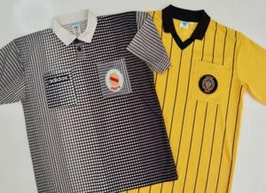 REFEREE pack of 2 Adidas Football Shirts Various Sizes Soccer Bundle Jersey - Picture 1 of 12