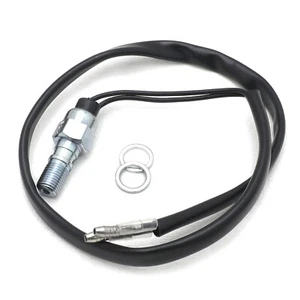 Perno de luz de freno banjo con interruptor de presión 3/8" x 24 sangrado único para Harley - Imagen 1 de 5