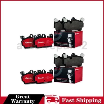 Compatível com 2008~2013 BMW 135i Brembo conjunto de pastilhas de freio a disco dianteiro traseiro - Imagem 1 de 3