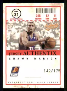 2004-05 Fleer Authentix Jerseys #33 Shawn Marion /175 - Picture 1 of 2