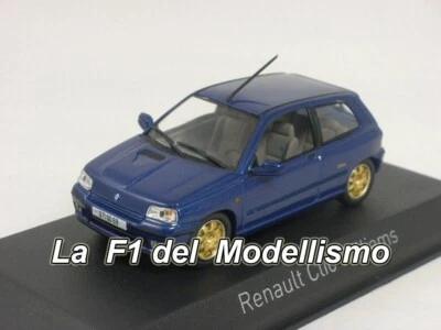 Norev Renault Clio Williams metallic blue 1996 1/43 517521 - Immagine 1 di 3