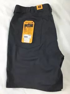 Carhartt Men's Size 40 Force Extreme Relaxed Fit Rugged Flex Shorts Gray New - Picture 1 of 7