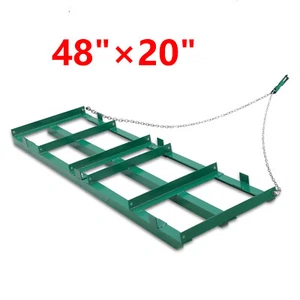 48"x20" Lawn Leveling Rake Landscape Rake Tow-Behind Tool for Atvs Tractor Mower - Picture 1 of 9