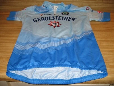 Gerolsteiner Blue Cycling Jersey Short Sleve Size 4 by Nalini - Image 1 of 4