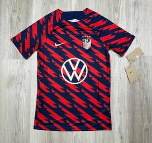 USA Soccer Nike USWNT 2023 Academy Pro Pre Match Jersey DR4927-689 MEN Size L - Picture 1 of 7