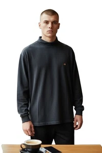 Brooks Brothers 346 Herren XL Langarm Rollkragen Schwarz Preppy Old Money 6326 - Bild 1 von 9