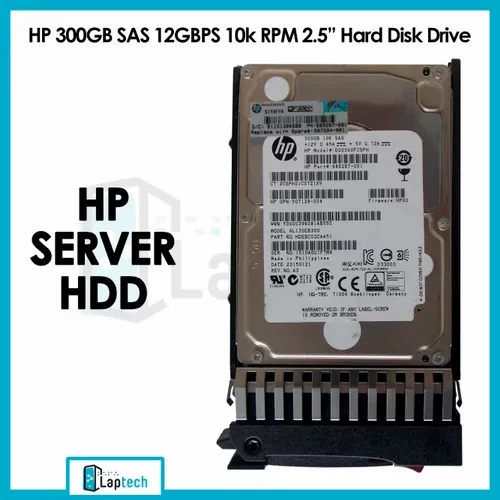 B106 HP 300GB 10K 6G SFF SAS HDD 637992-001 - Image 1 of 1