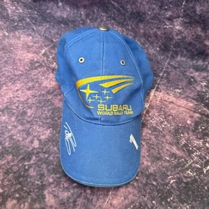 Vintage Subaru World Rally Team Racing Baseball Cap Blue Adult Piero Liatti #7 - Picture 1 of 8