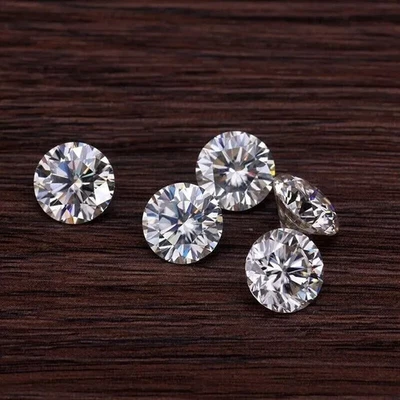 5 PCS LOT IGI Certified Loose 1.09 Ct Round Lab Grown CVD Diamond D VVS1 - Image 1 of 4
