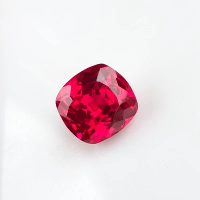 Hermoso granate piropo rojo natural de 9,90 quilates corte cojín piedras preciosas sueltas Foto 1 de 4