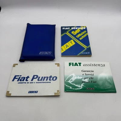 LIBRETTO USO E MANUTENZIONE FIAT PUNTO 1999 ITALIANO ORIGINALE UM-358 - Immagine 1 di 4