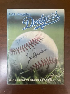 Los Angeles Dodgers 1980 Spring Training Program Paperback - Picture 1 of 3