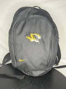 Mochila para computadora portátil Nike Mizzou University Of Missouri Tigers negra Swoosh LEER - Imagen 1 de 14