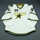 2009-10 Ivan Vishnevskiy Dallas Stars Game Used Worn Hockey Jersey MeiGray