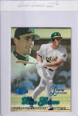 1998 Flair Showcase Legacy Collection Row 2 #4 Ben Grieve Oakland Athletics /100 - Image 1 of 2