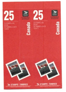 Canada - BK139b - Flag over Hills - 1991 - Glued Flap - CV $125 - Picture 1 of 1