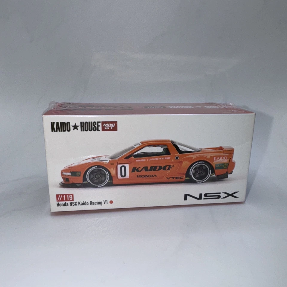 Mini-GT Kaido House 2024 naranja HONDA NSX Kaido Racing V1 artículo sellado #KHMG119 Foto 1 de 1