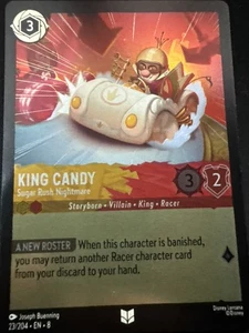 King Candy - Sugar Rush Nightmare 23/204 Reign of Jafar Cold Foil - Picture 1 of 2