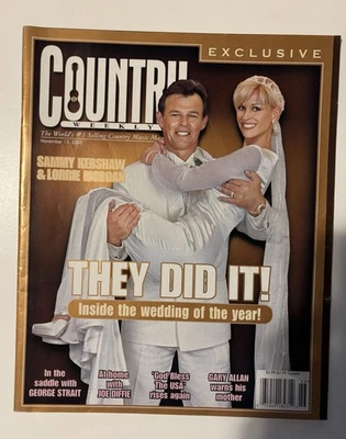 Vintage Country Music Weekly Magazine Sammy Kershaw Lorrie Morgan Wed Nov 2001 - Image 1 of 4