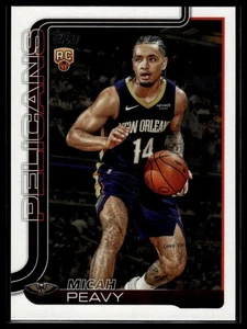 2025-26 Topps #241 Micah Peavy Rookie - Picture 1 of 2
