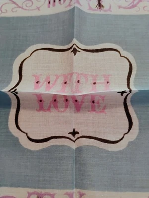 Pañuelo de algodón de colección With Love To You Hearts Foto 1 de 4
