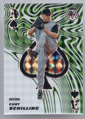 * 2021 Panini Mosaic - Aces Green #ACE10 - CURT SCHILLING - Image 1 of 2