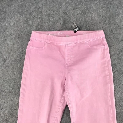 Vineyard Vines Jegging Niñas Talla 14 Rosa Corte Pull On Jegging Cintura Ajustable Foto 1 de 4