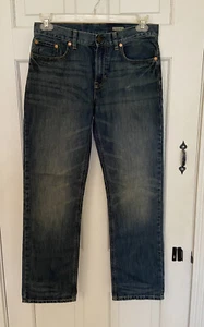 Pantalones de mezclilla Polo Ralph Lauren para niños azules rectos lavado medio 5 bolsillos talla 20 - Imagen 1 de 7