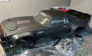 ARRMA FELONY 6S BLX Painted Body Black ARA410007 Clips shell wing 1/7 Hoons - Picture 1 of 8