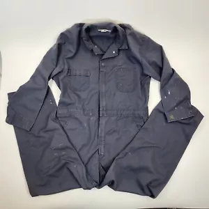 Vintage Sears Tradewear Coveralls 46R Michael Myers Halloween Weathered Overalls - Picture 1 of 24