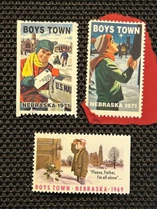 Boys Town - Nebraska Cinderella stamp 1969 & 1971 - Picture 1 of 1