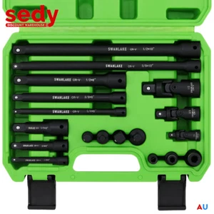 1/4" 3/8" 1/2 Drive Tool Accessory Set Socket Adapters Socket Extension Bar Au - Picture 1 of 9