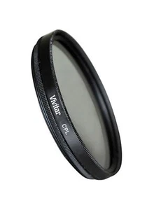 Vivitar 62mm CPL Filter Removes Unwanted Reflections from Non-Metallic Surfaces - Picture 1 of 4