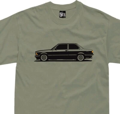 T-Shirt for BMW e21 fans Classic car 323i 320i 318 316 NEW - Image 1 of 4
