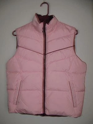 Chaleco acolchado con cremallera completa - para mujer S (6-8) - rosa - escudo norte Foto 1 de 2