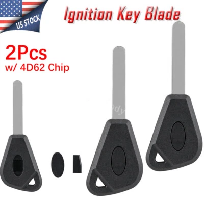 Chip de llave astillada de 2 transpondedores 4D62 para Subaru Impreza WRX STI Legacy 2008-2012 Foto 1 de 4