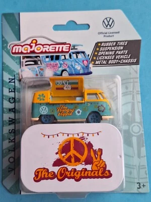Volkswagen T1 Food Truck 🔥 Majorette Combi Van bus the originals hippie VW eb2 - Photo 1/3