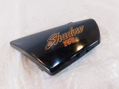 1983 Honda Shadow 750 VT750 Black Left Side Frame Cover Fairing Cowling Panel - Image 1 of 4