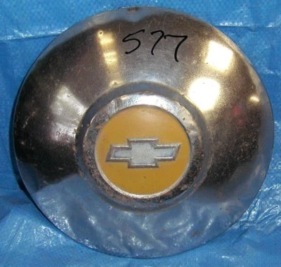 RF577 1950 50 Chevrolet Chev Chevy Hubcap Hub Cap Dog Dish - Image 1 of 4