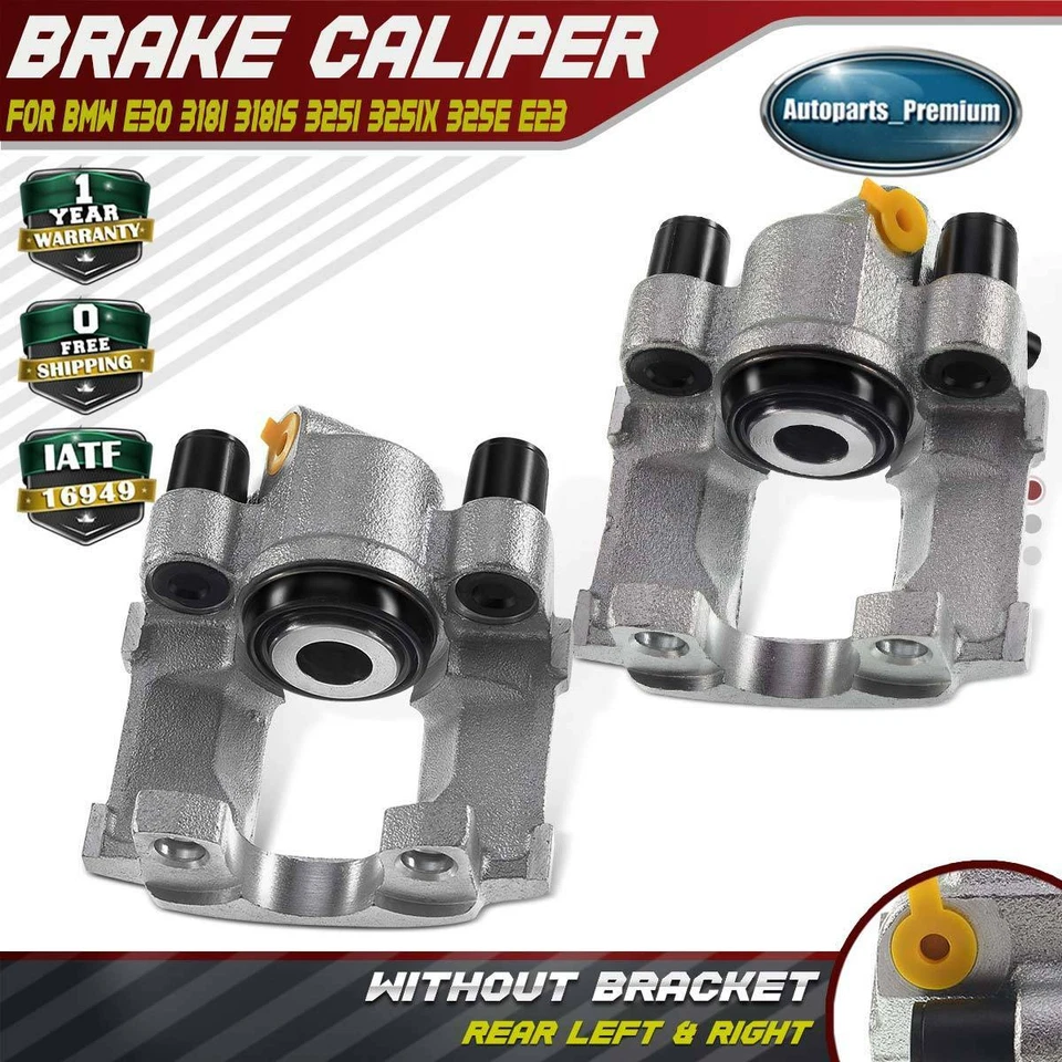 Par de pinzas de freno traseras sin soporte para BMW E30 318i 325i E28 533i E24 E23 Foto 1 de 4