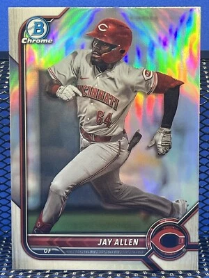 2022 Bowman Draft Chrome JAY ALLEN Refractor Cincinnati Reds - Image 1 of 2