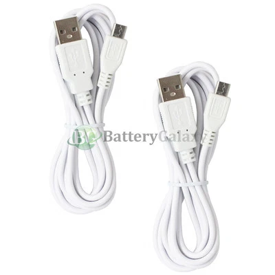 2 NEW Micro USB 6FT Charger Cable for Phone LG Phoenix G2 G3 G4 K3 K4 K7 K8 K10 - Image 1 of 4