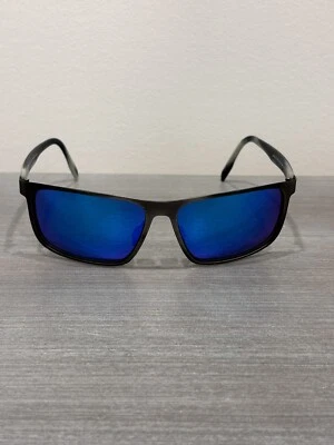 Óculos de sol Maui Jim Wanna MJ846 escovado cinza fosco/azul polarizado personalizado - Imagem 1 de 4