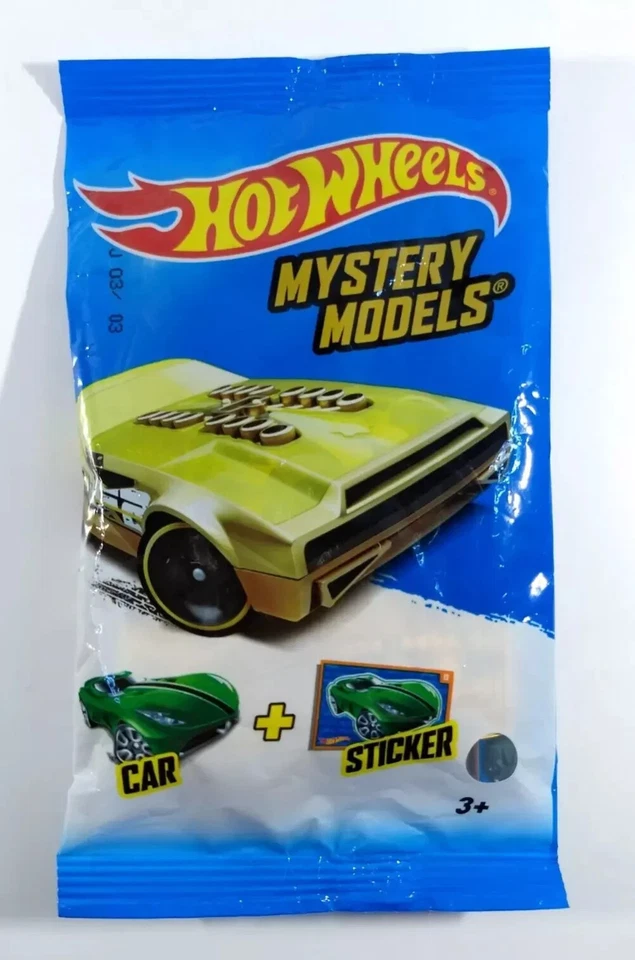 Hot Wheels Mystery Models Glow in The Dark Series 1 Blind Bags ( 6 Count )