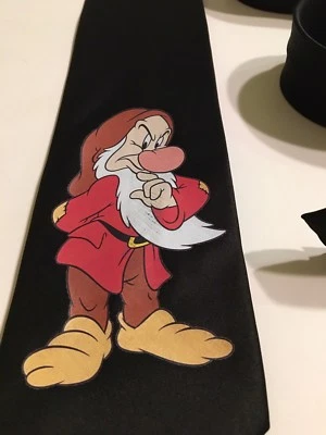 Super Cool Grumpy Dwarf Necktie, Fun Tie - Image 1 of 4