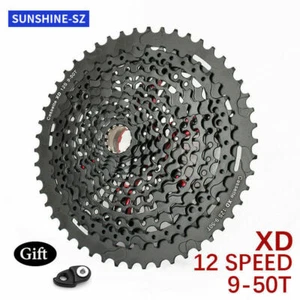 Cassette SUNSHINE XD Cassette 12 velocidades 9-50T MTB bicicleta rueda libre apta para GX EAGLE - Imagen 1 de 8