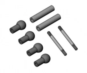 3RACING FGX-332E Front Damper Turnbuckle 1/10 RC SAKURA FGX EVO FORMULA F-1 - Picture 1 of 1