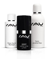 Gesichtspflege Set für Männer XXXY Lotion & Reinigung RAU Cosmetics 